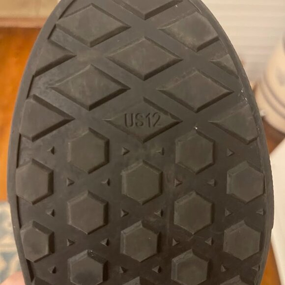 VANS Off The Wall Slip on TREK Shoes Black Loafers Size 12 LIKE NEW - Picture 4 of 5